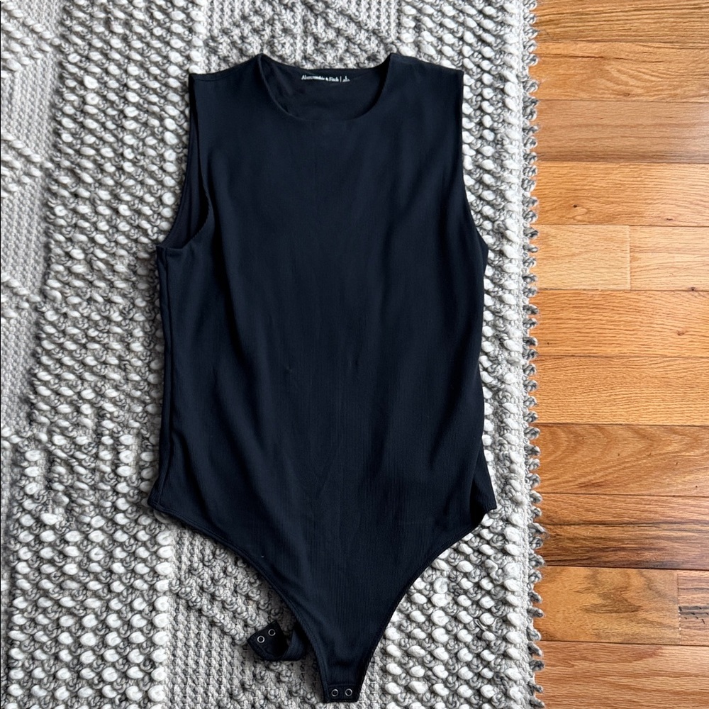 Abercrombie & Fitch Black One-Piece Bodysuit